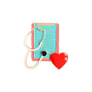 Heartbeat Stethoscope Medical Red Cross Hard Enamel Pins Lovely enamel pin lapel pin brooches Badge Pin for Backpack Phone Case 1 XZ4337  