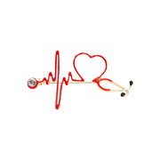 Heartbeat Stethoscope Medical Red Cross Hard Enamel Pins Lovely enamel pin lapel pin brooches Badge Pin for Backpack Phone Case 1 XZ4339  