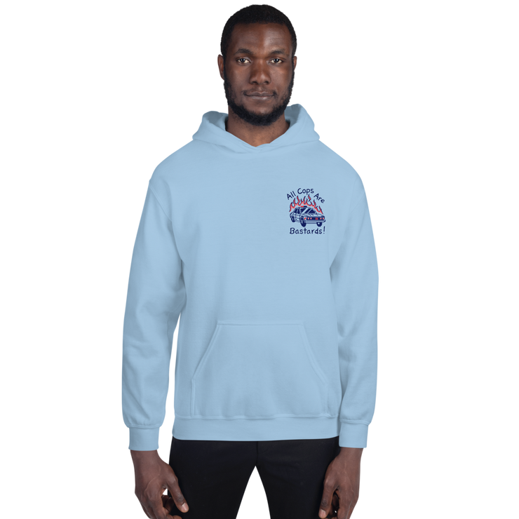 ACAB Pixel Tattoo Art unisex hoodie by Youthless  Love Your Mom  Light Blue S 
