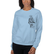 ACAB Unisex Sweatshirt by Tattoo Artist Jean Mou  Love Your Mom  Light Blue S 