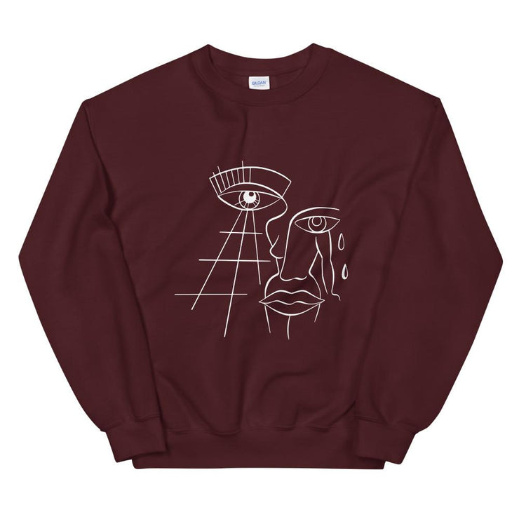 Abstract 2 Unisex Sweatshirt by Tattoo Artist Sophie Lee  Love Your Mom    
