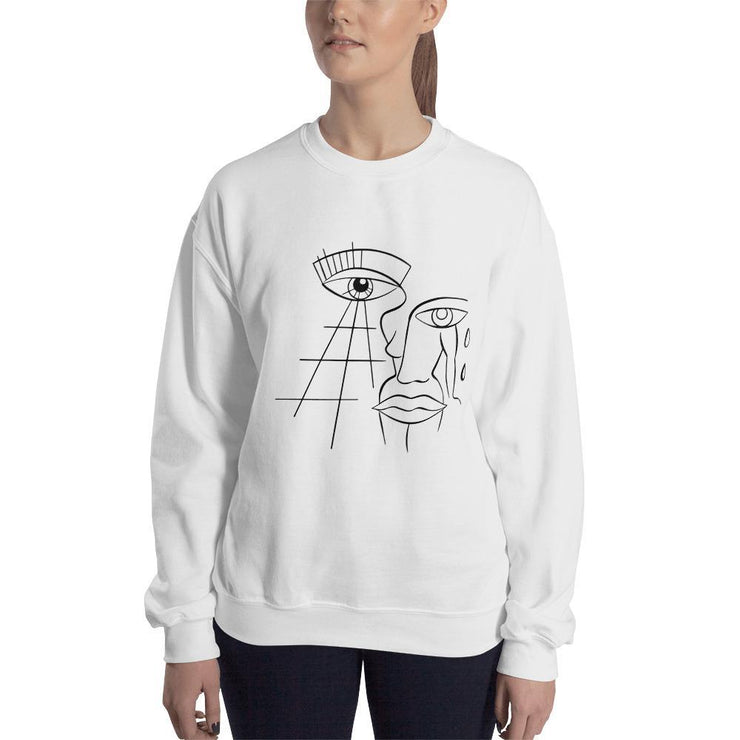Abstract 2 Unisex Sweatshirt by Tattoo Artist Sophie Lee  Love Your Mom    