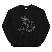 Abstract 2 Unisex Sweatshirt by Tattoo Artist Sophie Lee  Love Your Mom  Black S 
