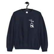 BLACK CROW Unisex Sweatshirt  Love Your Mom  Navy S 