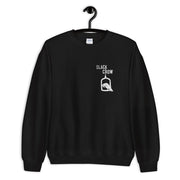 BLACK CROW Unisex Sweatshirt  Love Your Mom  Black S 
