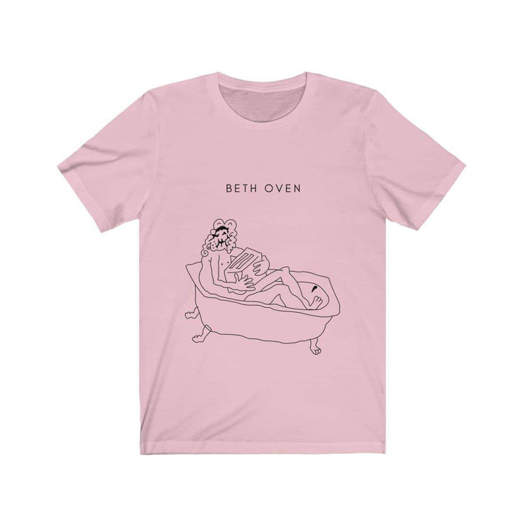 Beth Oven front print T-shirt by Tattoo artist Auto Christ T-Shirt Printify Pink XS 
