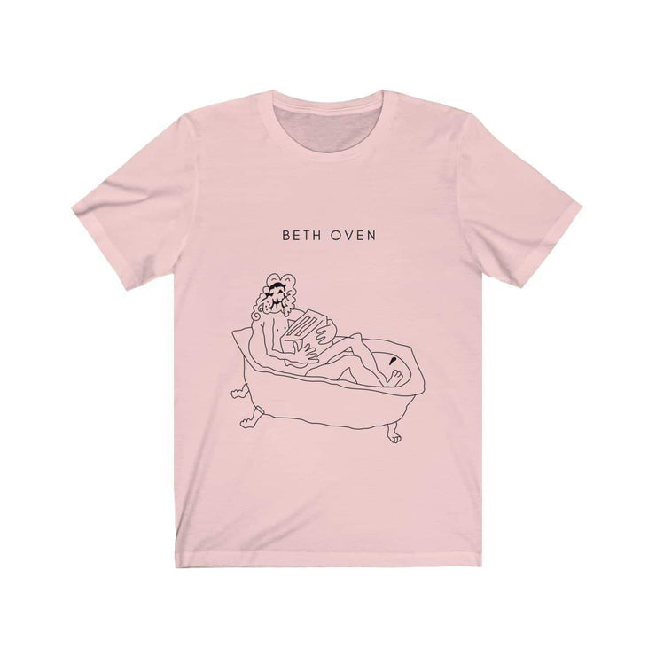 Beth Oven front print T-shirt by Tattoo artist Auto Christ T-Shirt Printify Soft Pink XS 