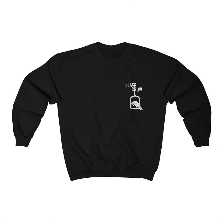 Black Crow Records Sweatshirt Sweatshirt Printify Black L 