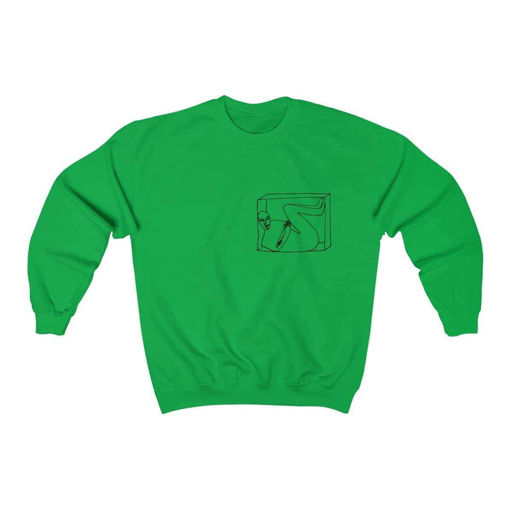 Black Friday Special - Sweatshirt by Tattoo Artist Krasivity Sweatshirt Printify Irish Green S 