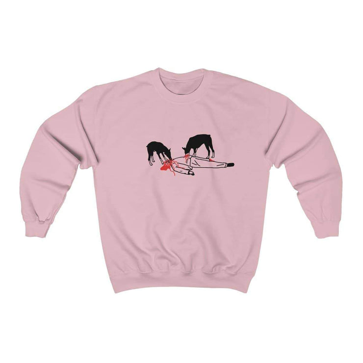 Black Friday Special - Sweatshirt by Tattoo artist Bad Paint Sweatshirt Printify Light Pink S 