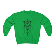 Black Friday Special - Sweatshirt by Tattoo artist EMRAH OZHAN Sweatshirt Printify Irish Green S 
