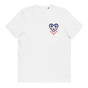 Broken Heart Pixel Tattoo Unisex Organic Cotton T-Shirt By Youthless  Love Your Mom    