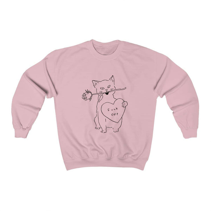Chill Sweatshirt by Tattoo artist Tamar Bar Sweatshirt Printify Light Pink S 