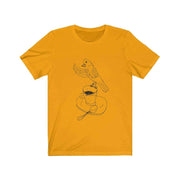 Cortado T-shirt by Tattoo artist Auto Christ T-Shirt Printify Gold XS 