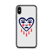 Crying Heart Pixel Tattoo Art iPhone Case by Youthless  Love Your Mom  iPhone X/XS  