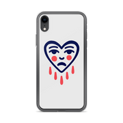 Crying Heart Pixel Tattoo Art iPhone Case by Youthless  Love Your Mom  iPhone XR  