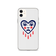 Crying Heart Pixel Tattoo Art iPhone Case by Youthless  Love Your Mom  iPhone 11  