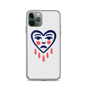 Crying Heart Pixel Tattoo Art iPhone Case by Youthless  Love Your Mom  iPhone 11 Pro  