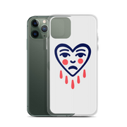 Crying Heart Pixel Tattoo Art iPhone Case by Youthless  Love Your Mom    