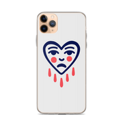 Crying Heart Pixel Tattoo Art iPhone Case by Youthless  Love Your Mom  iPhone 11 Pro Max  