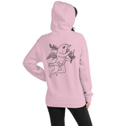 Dolphin God Unisex Hoodie by Tattoo Artist Infrababy  Love Your Mom  Light Pink S 