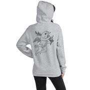 Dolphin God Unisex Hoodie by Tattoo Artist Infrababy  Love Your Mom  Sport Grey S 