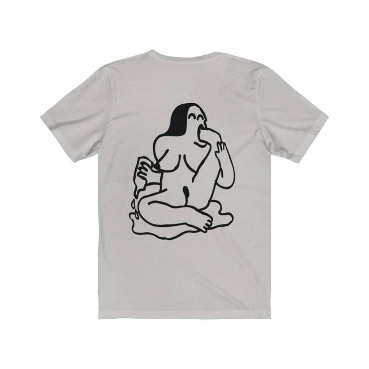 Drunk T-shirt by Tattoo artist Auto Christ T-Shirt Printify Silver XS 