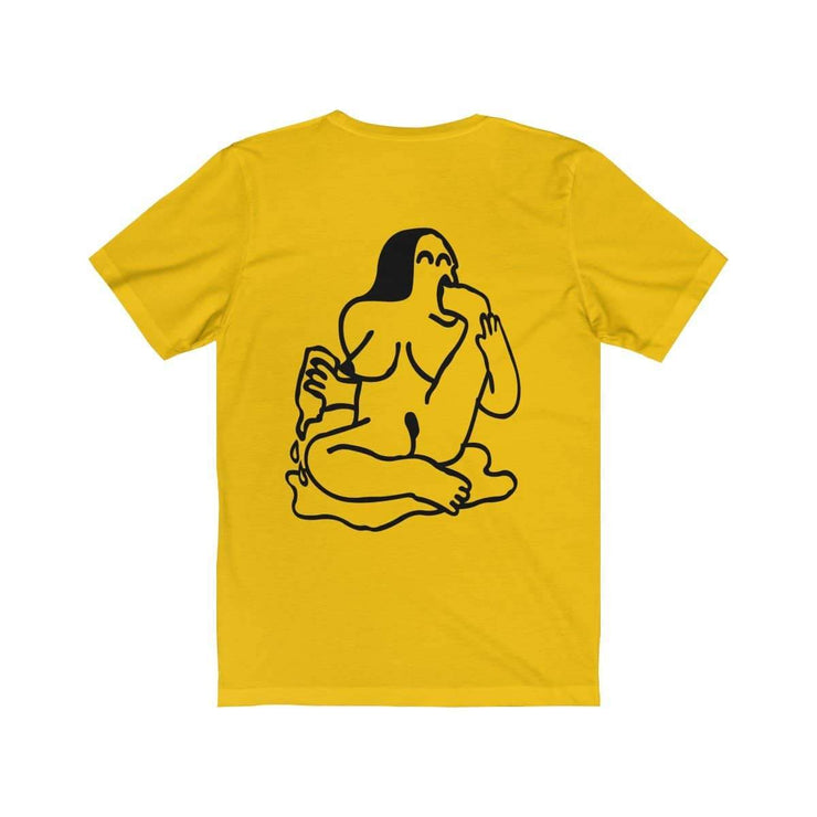 Drunk T-shirt by Tattoo artist Auto Christ T-Shirt Printify Maize Yellow XS 