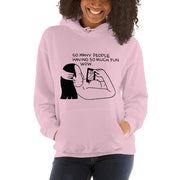 FOMO Unisex Hoodie by Tattoo Artists mi_ss_ing  Love Your Mom  Light Pink S 