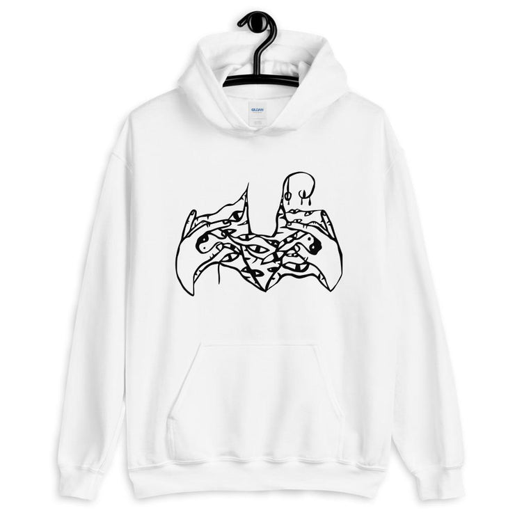 Fractal Unisex Hoodie by Tattoo artist Trash Todd  Love Your Mom    
