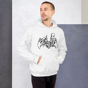 Fractal Unisex Hoodie by Tattoo artist Trash Todd  Love Your Mom  White S 