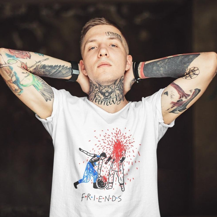 Friends TV Unisex T-Shirt BY Tattoo Artist Bad Paint  Love Your Mom    