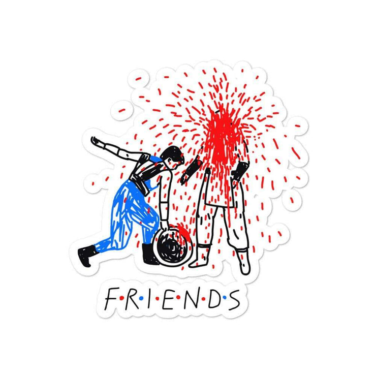 Friends sticker by tattoo artist Mateusz Sarzynski  Love Your Mom  4x4  