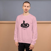 Happy Face Unisex Sweatshirt by Tattoo Artist Fimm Tattooer  Love Your Mom  Light Pink S 