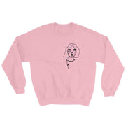 Her Sweatshirt by tattoo artist Xlautte  Love Your Mom  Light Pink S 