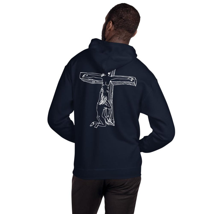 Ho no hoodie By Auto Christ  Love Your Mom  Navy S 