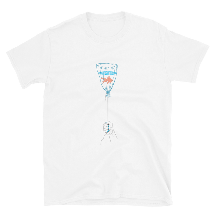 Hold it Short-Sleeve Unisex T-Shirt by Tattoo Artist Dane Nicklas  Love Your Mom  White S 