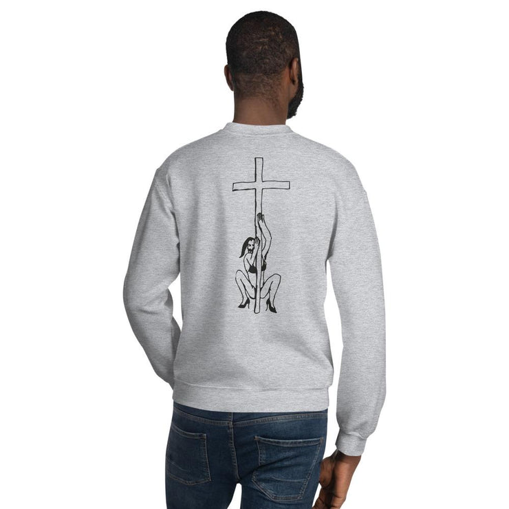 Holy G sweatshirt by Tattoo artist Auto Christ  Love Your Mom  Sport Grey S 