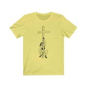 Holy J T-shirt by Tattoo artist Auto Christ T-Shirt Printify Yellow XS 