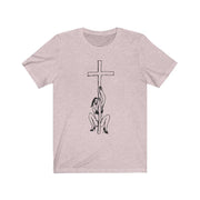 Holy J T-shirt by Tattoo artist Auto Christ T-Shirt Printify Heather Peach XS 
