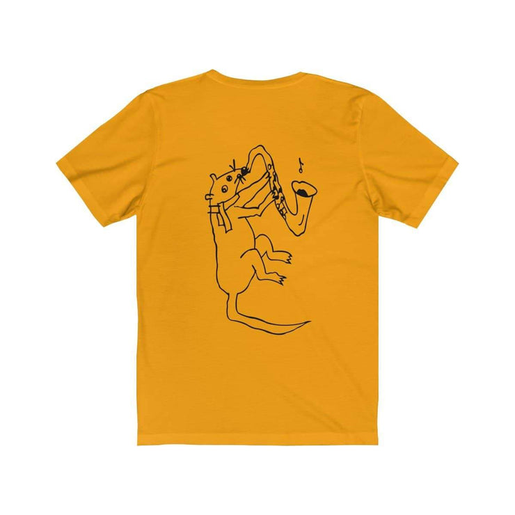 Jazz T - shirt by Tattoo artist Auto Christ T-Shirt Printify Gold XS 