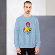Junky M Unisex Sweatshirt by Tattoo artist Bad Paint  Love Your Mom  Light Blue S 