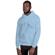 Ket Unisex Hoodie by Kanfiel  Love Your Mom  Light Blue S 