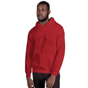 Ket Unisex Hoodie by Kanfiel  Love Your Mom  Red S 