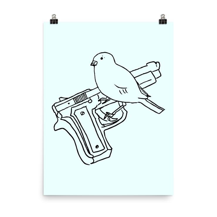 Killer Bird Poster by Tamar Bar  Love Your Mom  18×24  