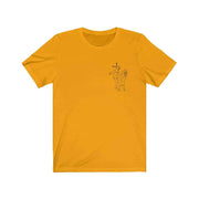 Kung Fu T-shirt by Tattoo artist Auto Christ T-Shirt Printify Gold XS 