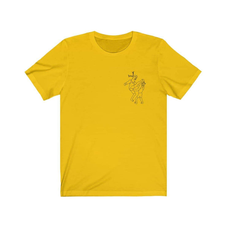 Kung Fu T-shirt by Tattoo artist Auto Christ T-Shirt Printify Maize Yellow XS 