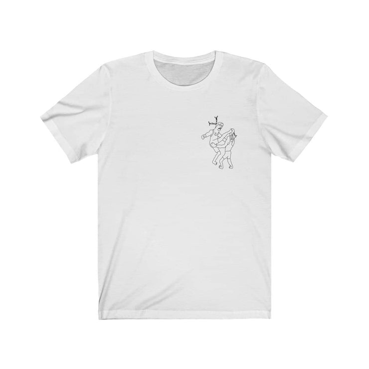 Kung Fu T-shirt by Tattoo artist Auto Christ T-Shirt Printify White XS 