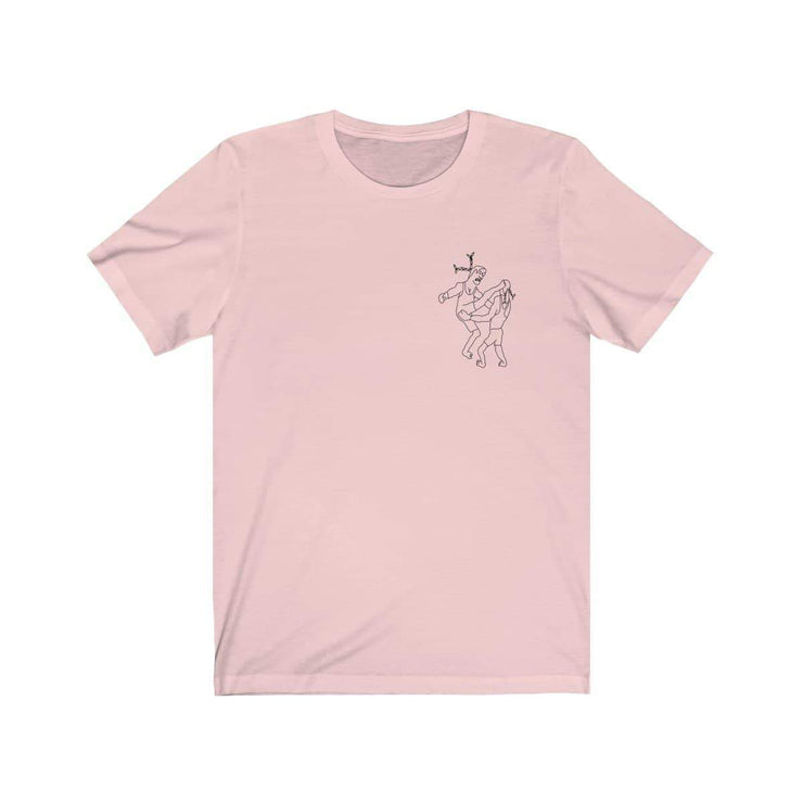 Kung Fu T-shirt by Tattoo artist Auto Christ T-Shirt Printify Soft Pink XS 
