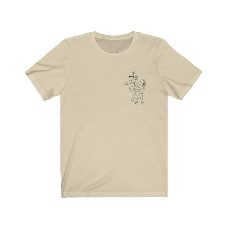Kung Fu T-shirt by Tattoo artist Auto Christ T-Shirt Printify Natural XS 
